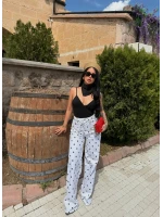Puantiyeli Baggy Pantolon