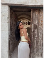 Sarı Güpürlü Sandy Bralet