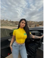 Sarı Yaka Fermuarlı Brasil Crop