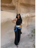 Siyah Alya Halter İkili Takım