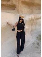 Siyah Alya Halter İkili Takım