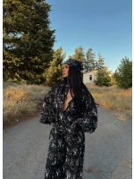 Siyah Bandanalı Jessica Üçlü Takım