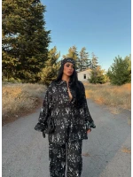 Siyah Bandanalı Jessica Üçlü Takım