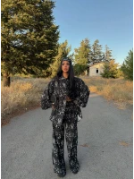 Siyah Bandanalı Jessica Üçlü Takım