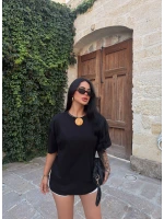 Siyah Basic Oversize Tişört