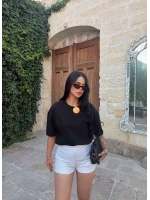 Siyah Basic Oversize Tişört