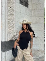 Siyah Boyundan Geçmeli Zıbın