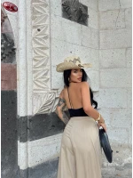 Siyah Boyundan Geçmeli Zıbın