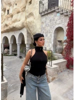 Siyah Fermuarlı Bolerolu İkili Takım