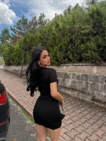 Siyah Güpürlü Etek Crop Takım