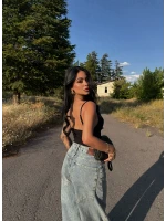 Siyah Güpürlü Sandy Bralet
