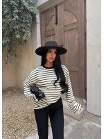 Siyah Line Oversize Sweatshirt