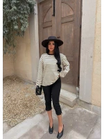 Siyah Line Oversize Sweatshirt