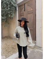 Siyah Line Oversize Sweatshirt