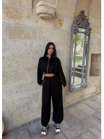 Siyah Mood Üçlü Eşofman Takım