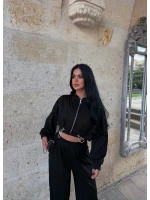 Siyah Mood Üçlü Eşofman Takım