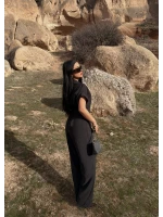 Siyah Safari Kemerli Tulum