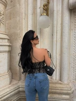 Siyah Slay Lace Korse