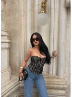 Siyah Slay Lace Korse