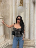 Siyah Slay Lace Korse