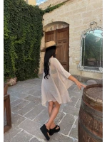 Taş Oversize Batwing Triko Panço