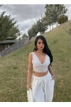Beyaz Güpürlü Bralet