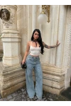 Tint Yüksek Bel Baggy Denim