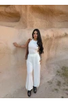 Beyaz Alya Halter İkili Takım