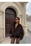 Kahve Fox Bomber Mont