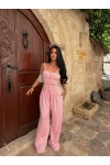 Pembe Lilly Güpürlü Modal Takım