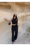 Siyah Alya Halter İkili Takım