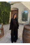 Siyah Moka Üçlü Salaş Takım