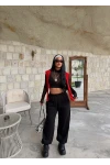 Siyah Soft Baggy Eşofman Altı