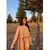 Bej Linen İkili Takım