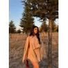Bej Linen İkili Takım