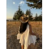Beyaz Linen İkili Takım