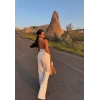 Beyaz Önü Bağlamalı Rustik İkili Takım