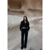 Fitilli Kapşonlu İkili Takım