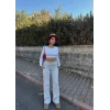 Gri Basic Kaşkorse Pantolon