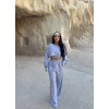 Gri Comfort Eşofman Üçlü Takım