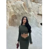 Haki Halka Detay İkili Takım