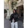 İçi Dolumlu Logo Bomber Mont