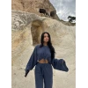 İndigo Escobar Balon Kollu İkili Takım