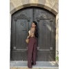 Kahve Bol Paça Basic Pantolon