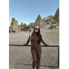 Kahve Dalgıç Fermuarlı Üçlü Takım