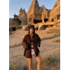 Kahve Kolları Volanlı Bf Gömlek