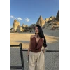 Kahve Nova Aksesuarlı Bluz
