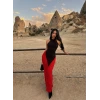 Kırmızı Balık Maxi Elbise