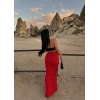 Kırmızı Balık Maxi Elbise