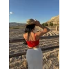 Kırmızı İçi Gloplu Büstiyer